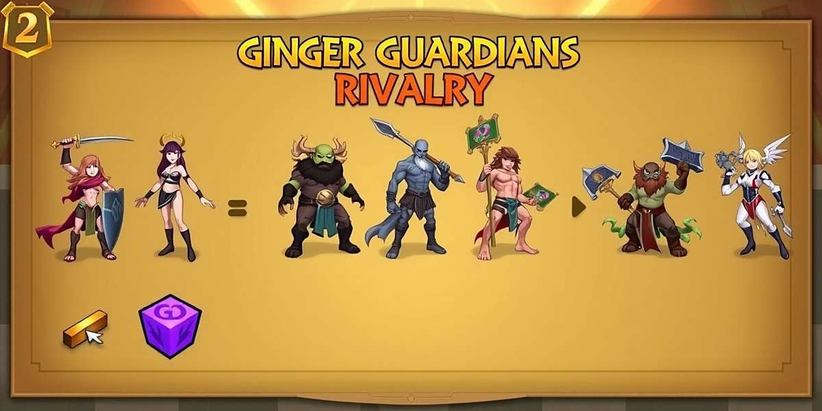 Ginger Guardians Rivalry character selection screen showing various mythological figures