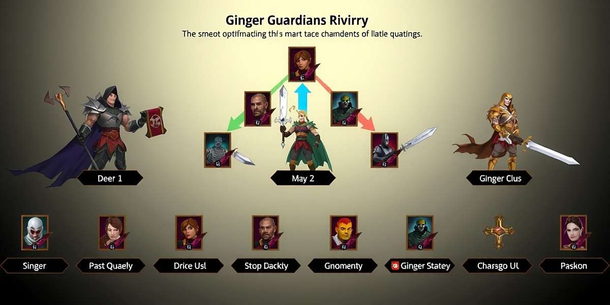 Ginger Guardians Rivalry team strategy diagram showing optimal character positioning